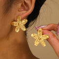 Retro flower earrings