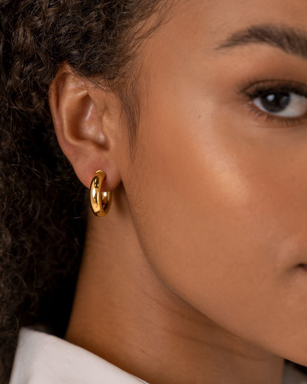 hoop earrings