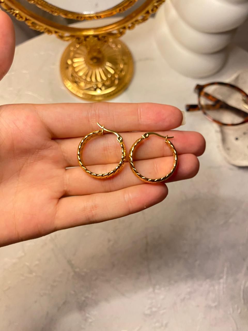 Braided earrings