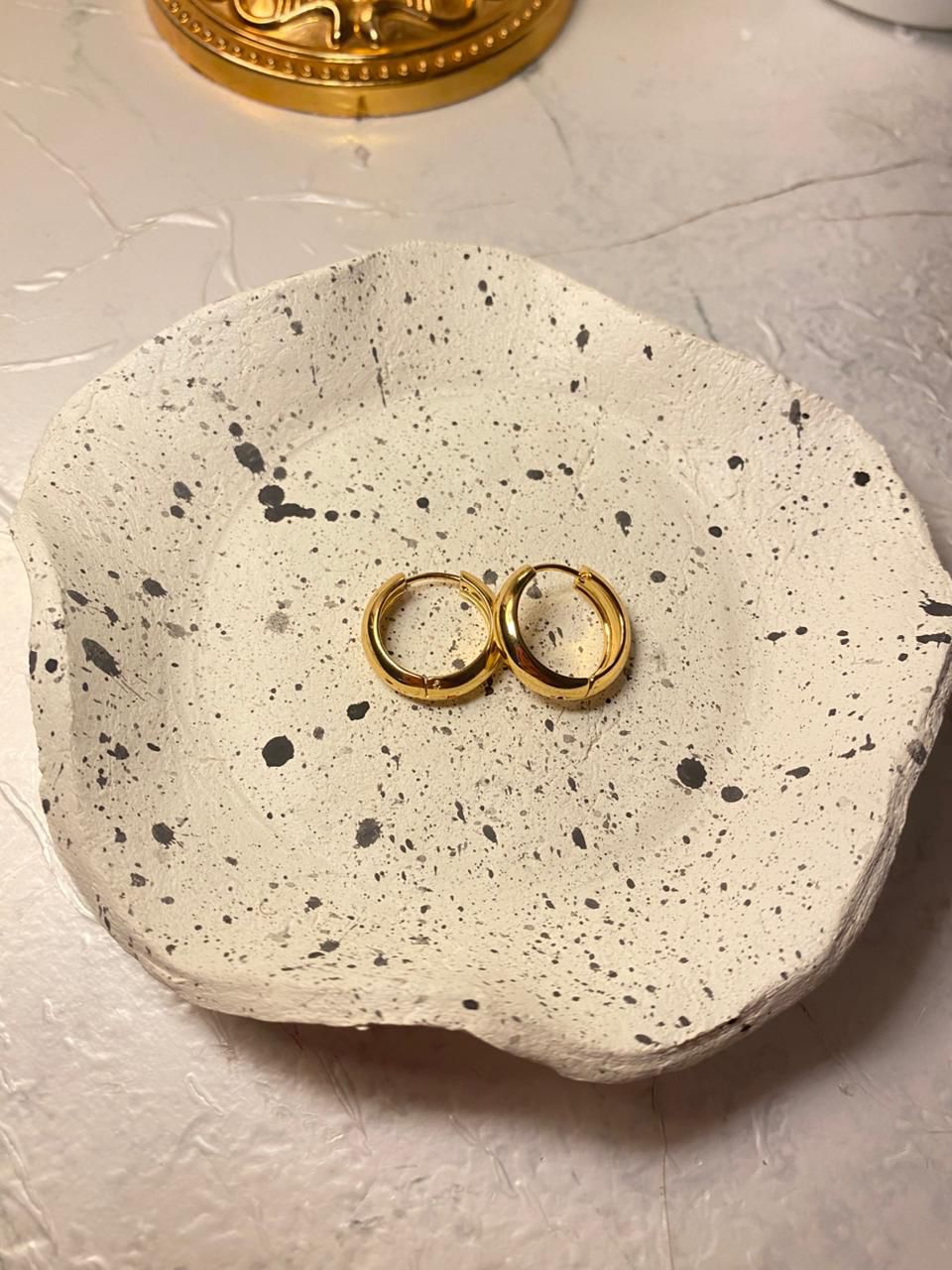 hoop earrings