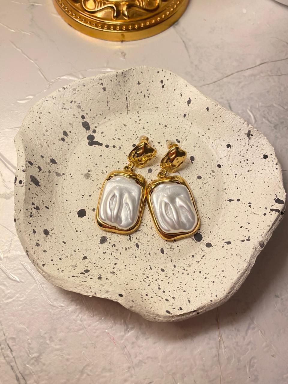 pearl earrings
