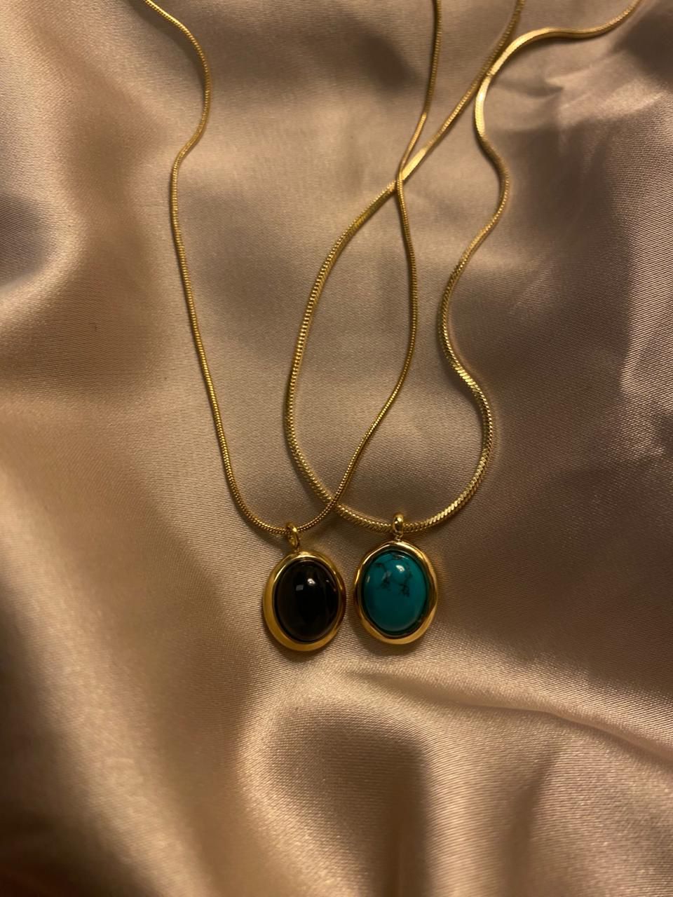 Moon stone necklace